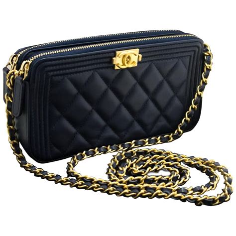 chanel boy bag wallet on chain